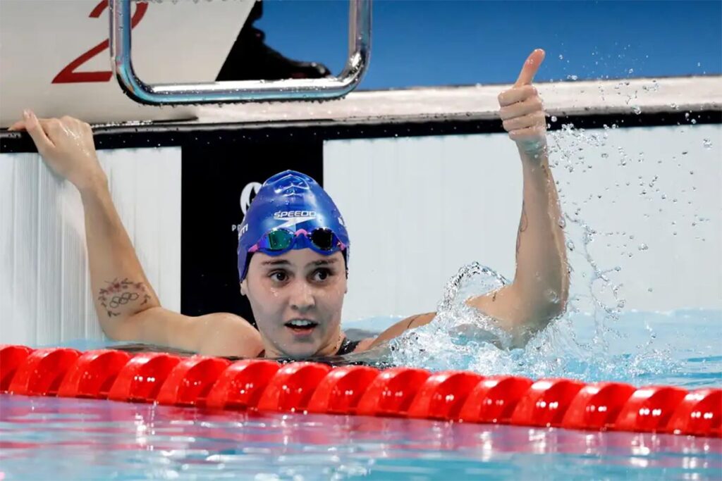 Beatriz Dizotti avança à final inédita do Brasil na natação em Paris 1 Beatriz Dizotti na natação