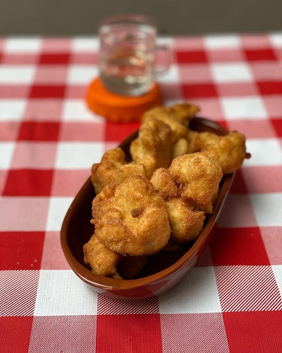 É a vez dos legumes 2 Couve flor a milanesa Bar do Ivan