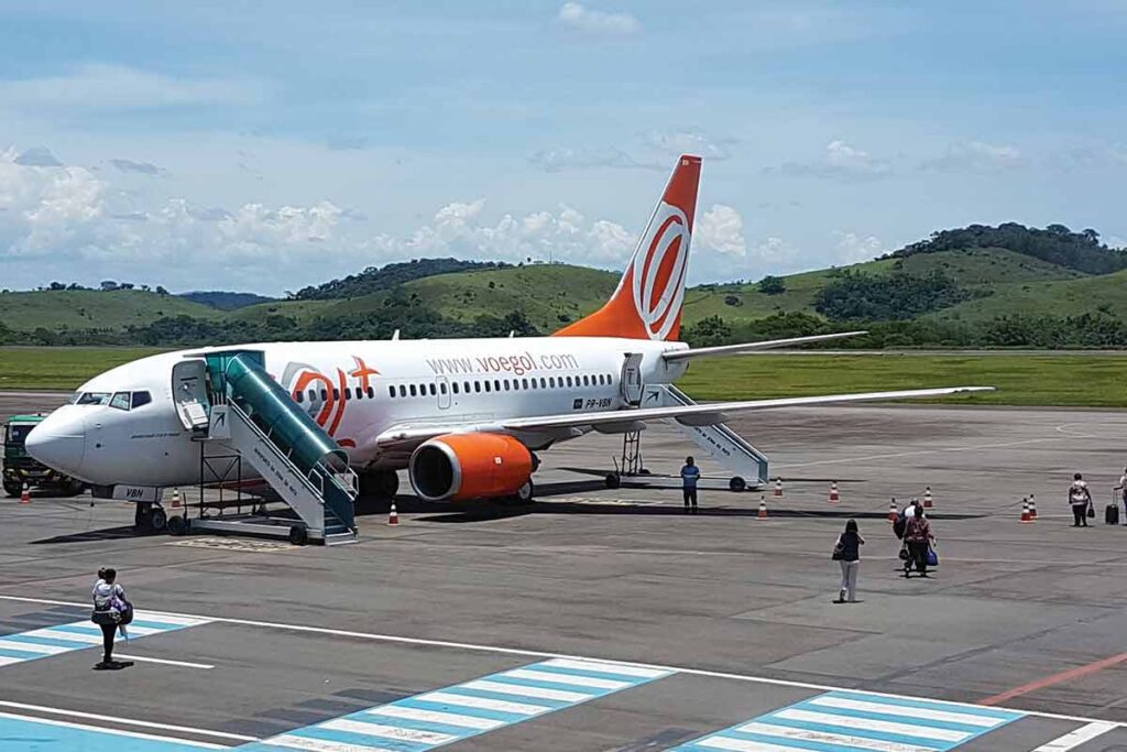 Passageira morre em voo da Gol que saiu do Brasil 1 Gol Aeroporto Regional Fernado Priamo Arquivo TM