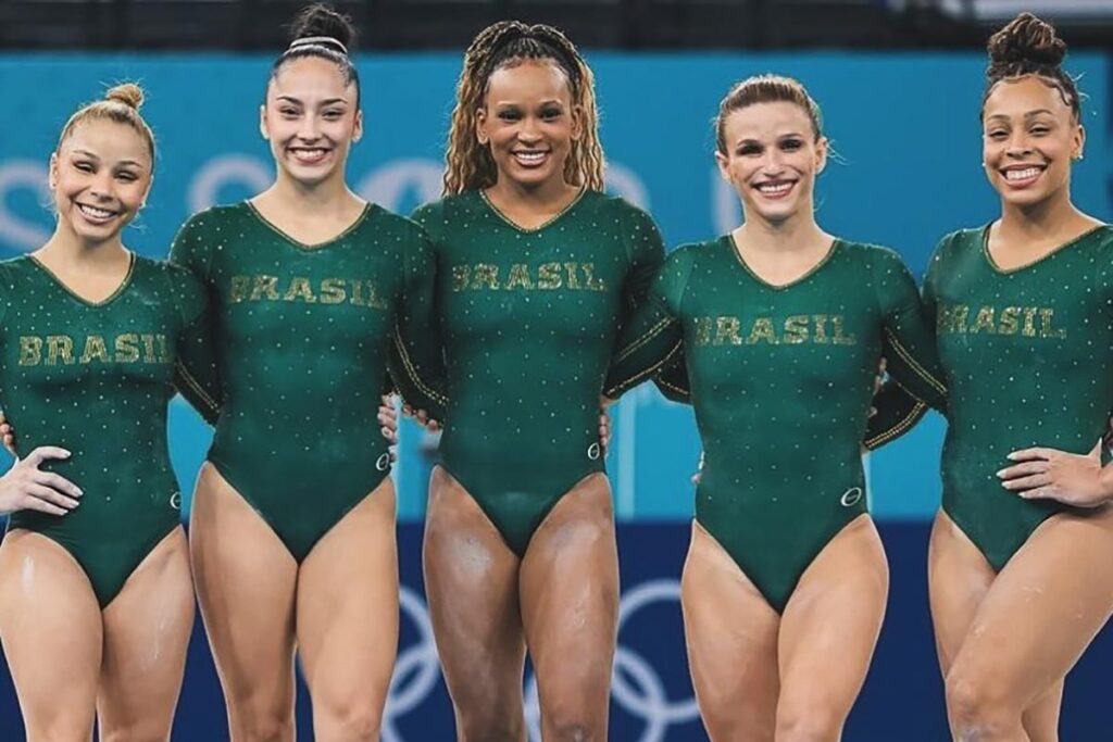 Em resultado histórico, Brasil leva bronze na ginástica feminina por equipes em Paris-2024 1 ginastica volei paris 2024 reproducao instagram