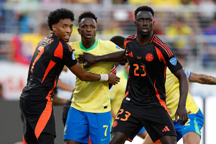 Favoritos à Bola de Ouro, Vini Jr. e Bellingham sofrem com suas seleções na Copa América e Euro 1 Vini Bola de Ouro