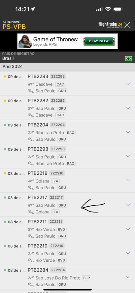 Avião da VoePass que caiu em São Paulo realizou voo na Zona da Mata na quinta-feira 1 1cd4ce48 fc8f 45d9 a215 842438f57019