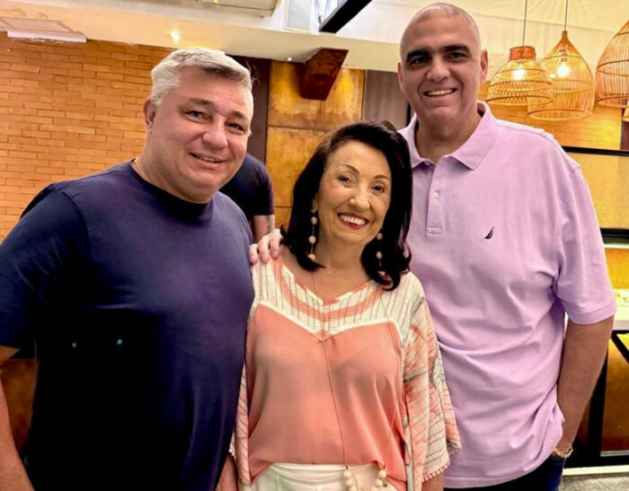 Coluna Cesar Romero – 22 de agosto de 2024 3 Ciro Helenir e Rodrigao 210824 enviada pelo CR