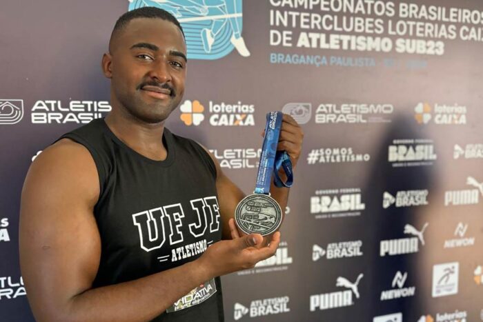 Juiz-forano é vice-campeão brasileiro sub-23 de lançamento de disco 1 Joao Victor Ferreira foto arquivo pessoal