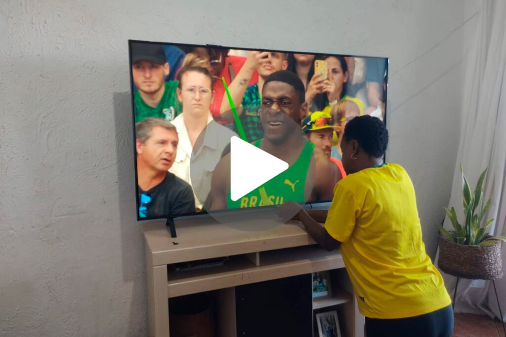 Família de Luiz Maurício celebra vaga na final das Olimpíadas 2 mãe luiz maurício