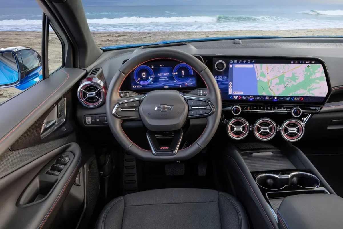 Tecnológico, Chevrolet Blazer EV vem ao Brasil em setembro 2 meu carro e cia chevrolet blazer ev rs interna chevrolet