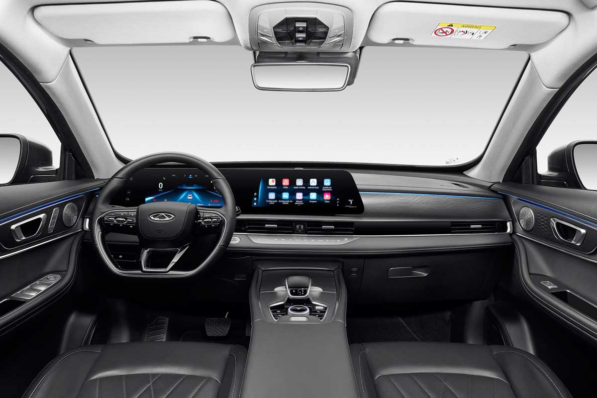 Tiggo 8 Pro: SUV ganha versão com novos visual, itens de série e equipamentos 3 meu carro e cia painel tiggo 8 pro foto caoa chery divulgacao
