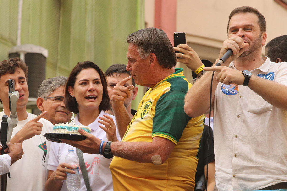 Retrospetiva 2024: 6 anos após facada, Bolsonaro volta a Juiz de Fora em campanha a político local 1 CHARLES BOLSONARO FELIPE COURI 33