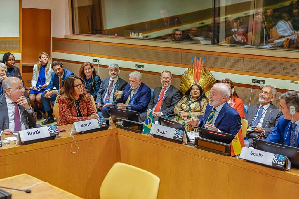 Lula defende regulação de jogos de azar no Brasil: 'Pessoas estão se endividando em apostas' 1 Lula em evento da ONU Ricardo Stuckert