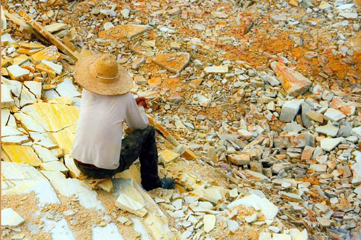 Pedra ornamental extraída em cidade mineira recebe certificação inédita 1 Pedra Sao Thome Agencia Minas
