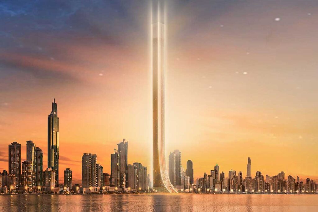 Cidade brasileira terá maior prédio residencial do mundo; saiba qual 1 projeto do Senna Tower, que será o maior prédio residencial do mundo