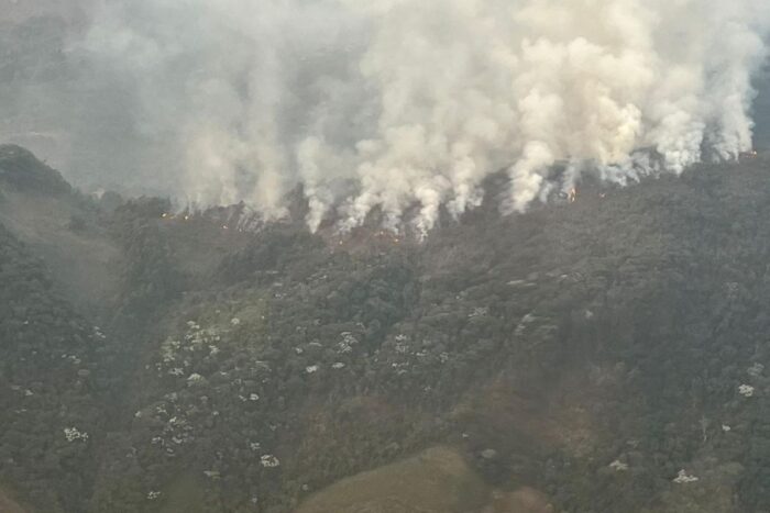 Incêndios atingem sete Unidades de Conservação em Minas Gerais 1 bombeiros. pau furado 1