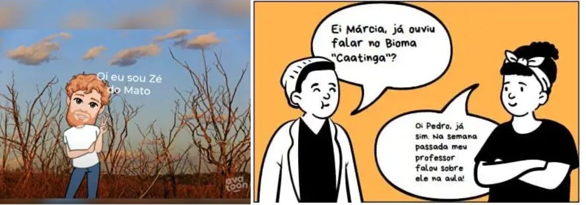 Pesquisa propõe ensino de biomas nas escolas por meio de HQs para conservação 4 biomas