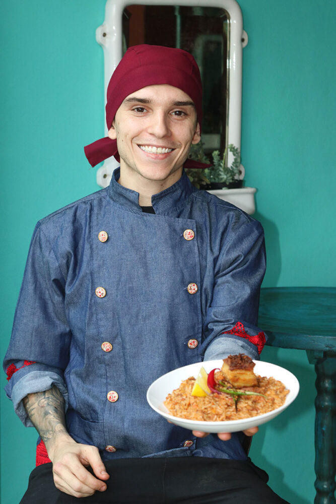Conheça a receita do Arroz Meloso de Porco do Madame Geváh 2 Madame Gevah