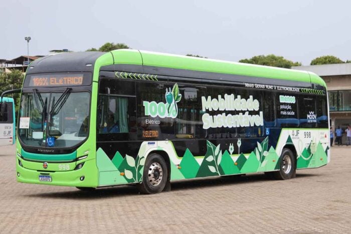 Ansal anuncia teste com ônibus elétrico em Juiz de Fora; diretor explica funcionamento 3 onibus eletrico