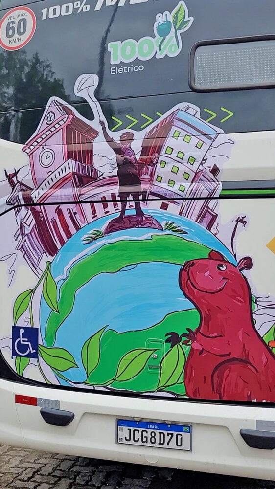 Ansal anuncia teste com ônibus elétrico em Juiz de Fora; diretor explica funcionamento 5 onibus jf