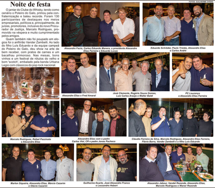 Coluna Cesar Romero – 24 e 25 de novembro de 2024 6 Clube do Whisky 241124 5X2275