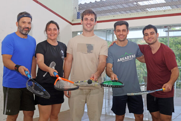 Presente nos Jogos Olímpicos de 2028, squash pode ser praticado em JF 1 Squash 2. Leonardo Costa
