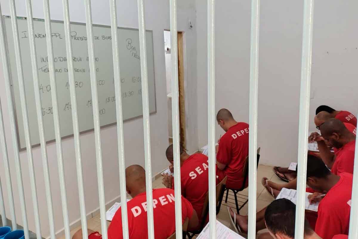 Enem 2024: quase 500 detentos fizeram a prova em Juiz de Fora 1 Detendos enem Divulgacao Sejusp