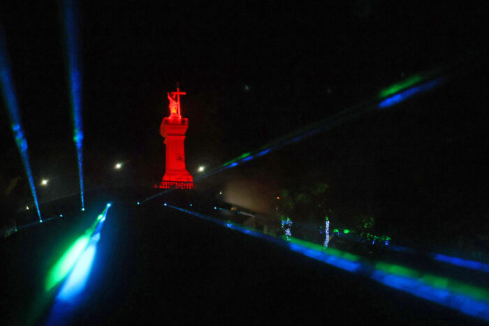 Dezembro Vermelho: Monumentos de Juiz de Fora recebem iluminação especial 1 Dezembro Vermelho: Monumentos de JF recebem iluminação