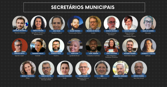 Margarida Salomão anuncia novo secretariado da PJF; conheça os nomes 1 carografo secretarios FINAL