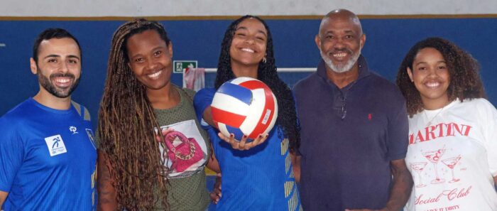 Juiz-forana de 15 anos vai para o time de vôlei do Fluminense 2 Atleta Fluminense. Foto Leonardo Costa