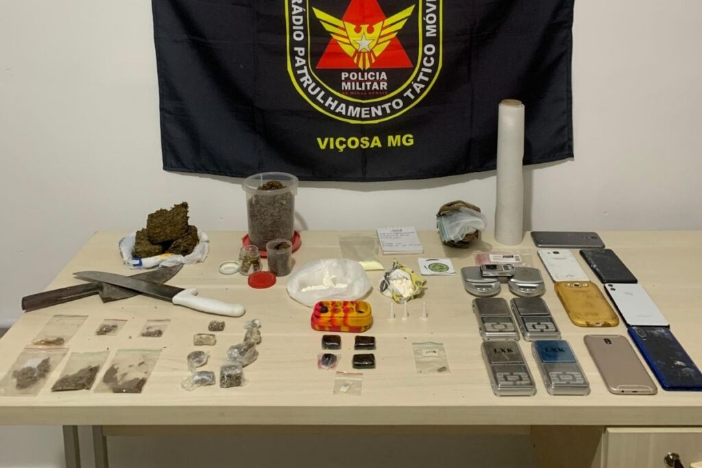 Homem é preso com porções de maconha, haxixe, cocaína e LSD em Viçosa 1 viçoas