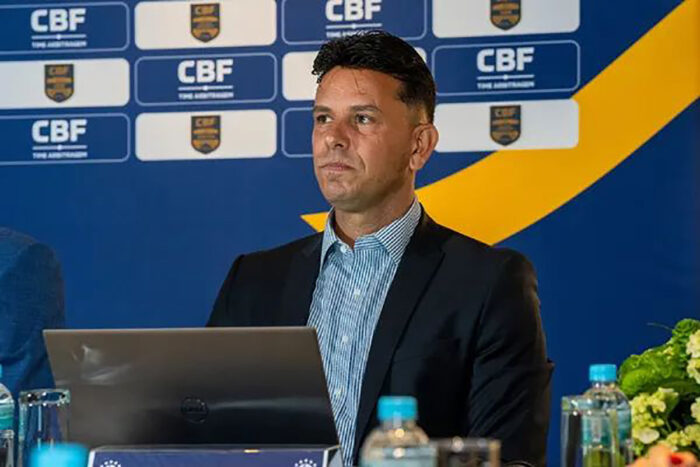 Novo coordenador de arbitragem da CBF apitou jogo em JF com melhor do mundo em quadra 1 Cintra e Tobias