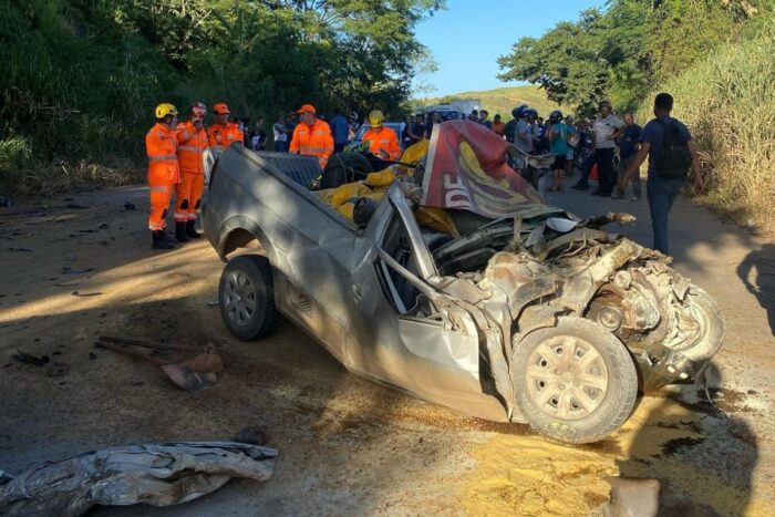 Após tentativa de ultrapassagem, dois homens morrem na BR-458 1 Após tentativa de ultrapassagem, dois homens morrem na BR-458
