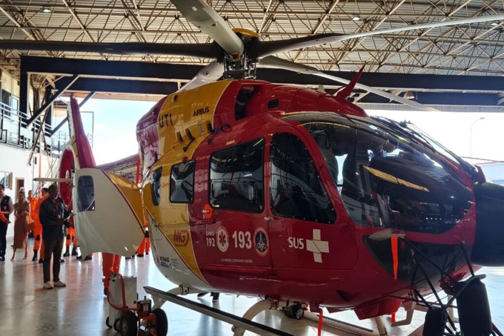 Governo entrega helicópteros para resgate aeromédico e de emergência em Minas 2 helicopteros Cisdeste