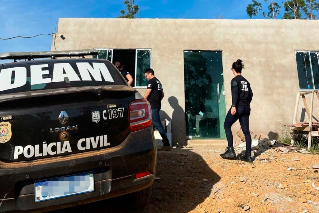 Polícia Civil cumpre buscas em Muriaé na casa de suspeita de negociar bebê 1 operacao bebe muriae by divulgacao editada