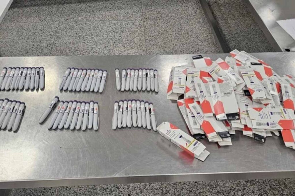 Receita Federal apreende R$ 250 mil em canetas Mounjaro em aeroporto mineiro 2 Mounjaro aeroporto mineiro foto receita federal divulgacao dest site
