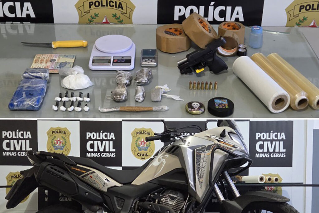 Homem é preso por tráfico de drogas e porte ilegal de armas 1 Homem é preso por tráfico de drogas e porte ilegal de armas