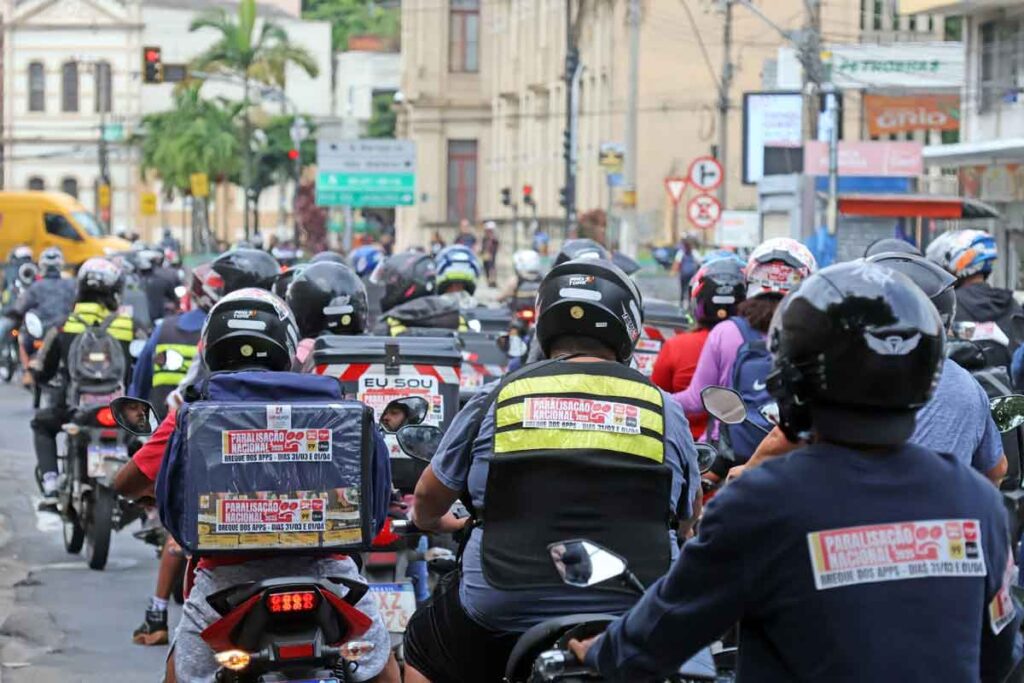 Trabalhadores por aplicativo anunciam paralisação em Juiz de Fora; confira a data 1 Trabalhadores por aplicativo anunciam paralisação em Juiz de Fora
