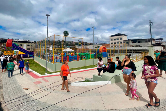 Obra para reforma de praça em São Benedito é inaugurada
