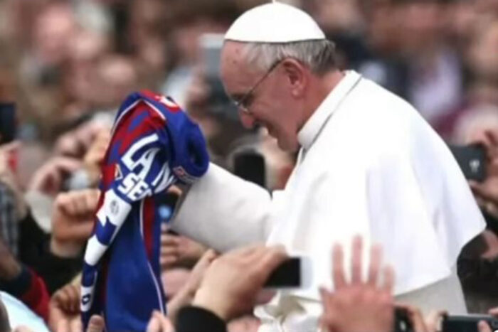 papa francisco san lorenzo reproducao instagram editada