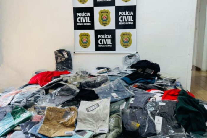 Homem é preso por vender roupas supostamente falsificadas