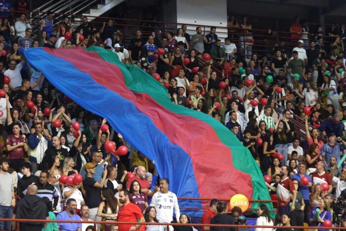 JF Vôlei vira sobre o Norde e conquista vaga na Superliga A 1 torcida jf volei by leo