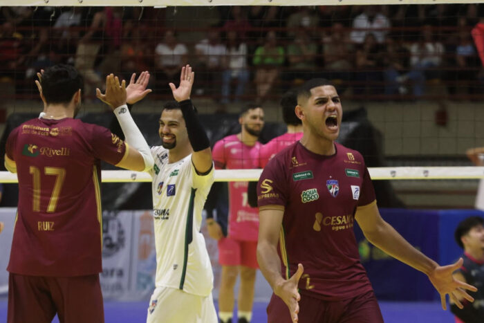 JF Vôlei vira sobre o Norde e conquista vaga na Superliga A 2 vitoria jf volei by leo