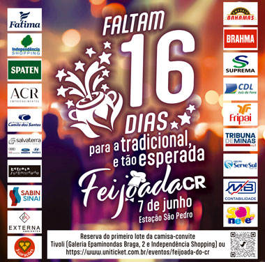 Coluna Cesar Romero – 22 de maio de 2025 2 Feijoada CR 2025 16 dias 3x15 220525 QUINTA FEIRA