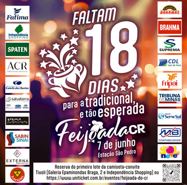 Coluna Cesar Romero – 20 de maio de 2025 7 Feijoada CR 2025 18 dias 3x15 200525 TERCA FEIRA