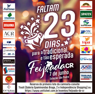 Coluna Cesar Romero – 15 de maio de 2025 5 Feijoada CR 2025 23 dias 25x127 150525 QUINTA FEIRA