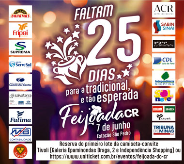 Coluna Cesar Romero – 13 de maio de 2025 4 Feijoada CR 2025 25 dias 25x1137 130525 TERCA FEIRA