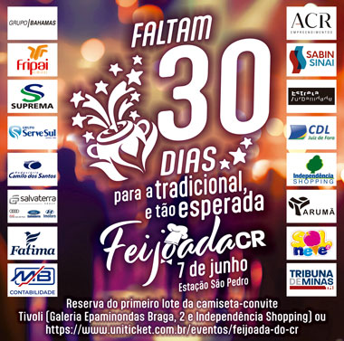 Coluna Cesar Romero – 8 de maio de 2025 6 Feijoada CR 2025 30 dias 25x127 080525 QUINTA FEIRA
