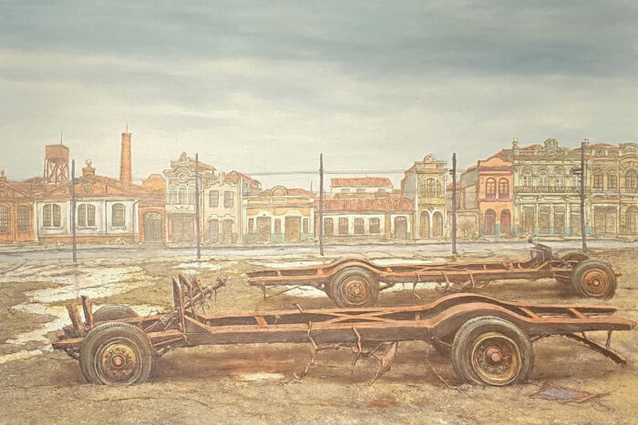 Exposição 'A pensar' reúne obras de Brandão e Lott em Juiz de Fora 1 a pensar exposição
