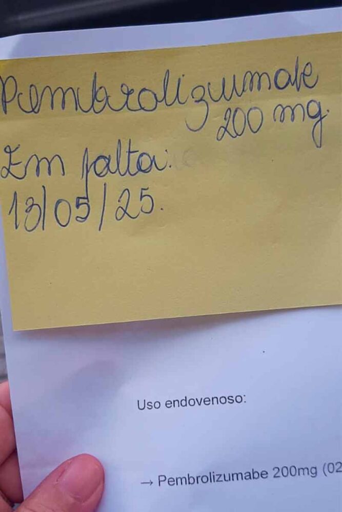 medicamento em falta arquivo pessoal