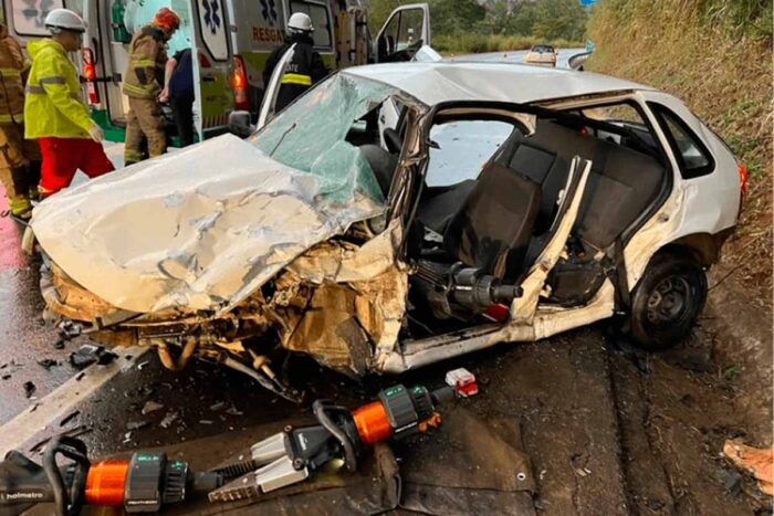 Idoso de 67 anos morre em acidente na BR-116 2 Idoso de 67 anos morre em acidente na BR-116
