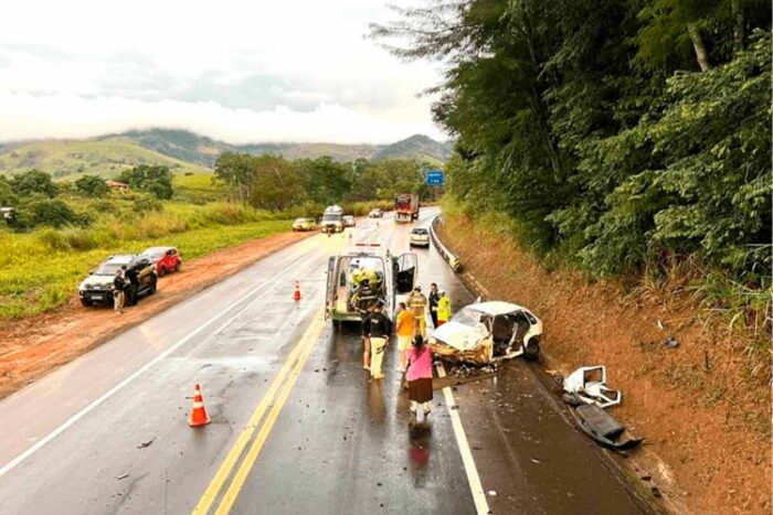Idoso de 67 anos morre em acidente na BR-116 1 Idoso de 67 anos morre em acidente na BR-116