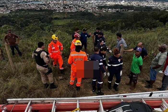 Homem sofre queda de parapente após forte ventania 1 Homem cai de parapente em Minas Gerais