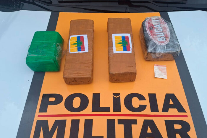 Motorista de aplicativo é preso com drogas em Além Paraíba 1 policia militar alem paraiba